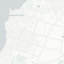 Map of pickleball courts in Mornington