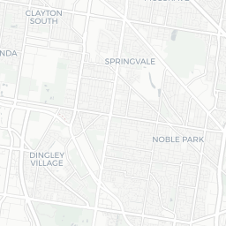 Map of pickleball courts in Noble Park