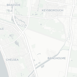 Map of pickleball courts in Chelsea Heights
