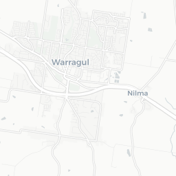 Map of pickleball courts in Warragul