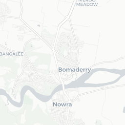 Map of pickleball courts in Bomaderry