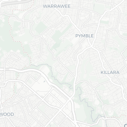 Map of pickleball courts in North Ryde