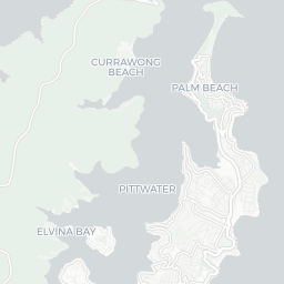 Map of pickleball courts in Avalon Beach