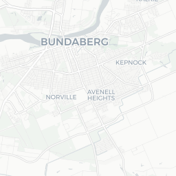 Map of pickleball courts in Bundaberg West
