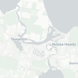 Map of pickleball courts in Tewantin