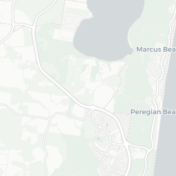 Map of pickleball courts in Coolum Beach
