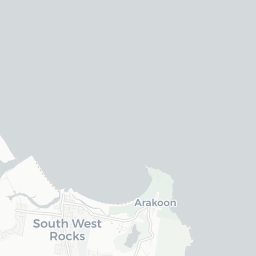 Map of pickleball courts in South West Rocks