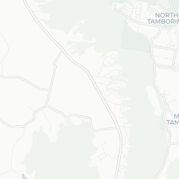 Map of pickleball courts in Tamborine Mountain