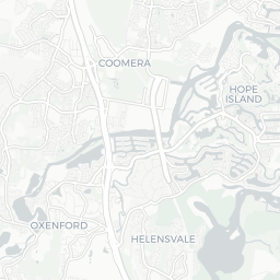 Map of pickleball courts in Hope Island