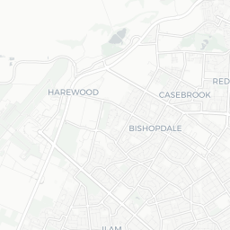 Map of pickleball courts in Christchurch