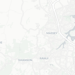 Map of pickleball courts in Waitakere