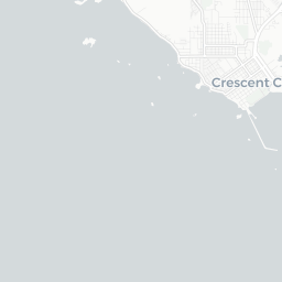 Map of pickleball courts in Crescent City