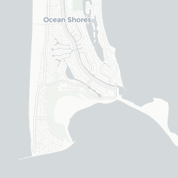 Map of pickleball courts in Ocean Shores