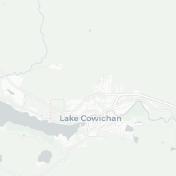 Map of pickleball courts in Lake Cowichan
