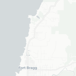 Map of pickleball courts in Fort Bragg
