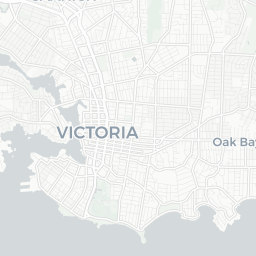 Map of pickleball courts in Victoria