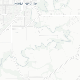 Map of pickleball courts in McMinnville