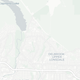 Map of pickleball courts in North Vancouver