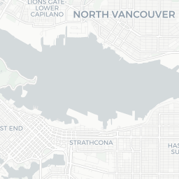 Map of pickleball courts in Vancouver