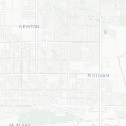Map of pickleball courts in Surrey
