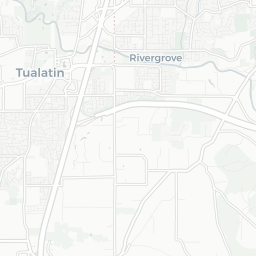Peta gelanggang pickleball di Tualatin