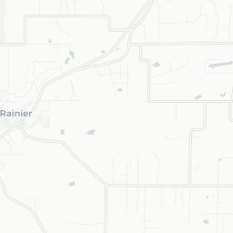 Map of pickleball courts in Rainier