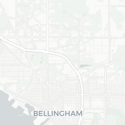 Map of pickleball courts in Bellingham