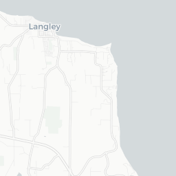 Map of pickleball courts in Langley