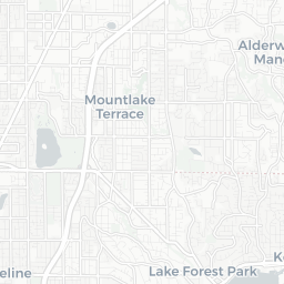 Map of pickleball courts in Shoreline