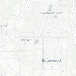 Map of pickleball courts in Edgewood