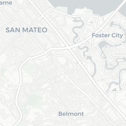 Map of pickleball courts in Foster City
