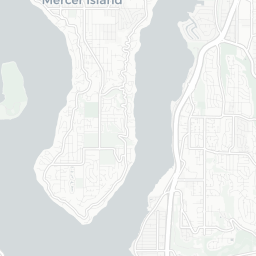 Map of pickleball courts in Mercer Island