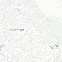 Map of pickleball courts in Oakland