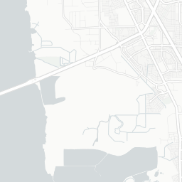 Map of pickleball courts in Hayward