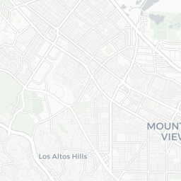 Map of pickleball courts in Palo Alto