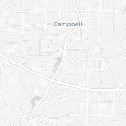 Map of pickleball courts in Campbell