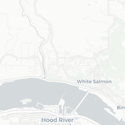 Map of pickleball courts in Hood River