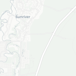 Map of pickleball courts in Sunriver