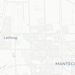 Map of pickleball courts in Manteca