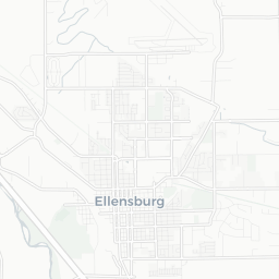 Map of pickleball courts in Ellensburg