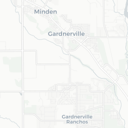 Map of pickleball courts in Gardnerville