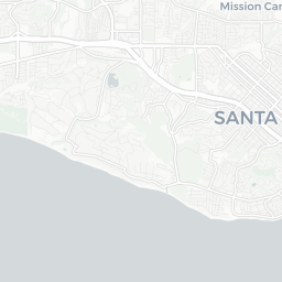 Map of pickleball courts in Santa Barbara