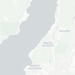 Map of pickleball courts in Kelowna