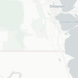 Map of pickleball courts in Osoyoos