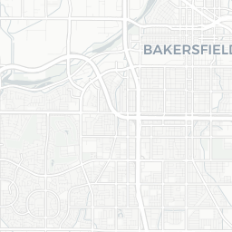 Map of pickleball courts in Bakersfield