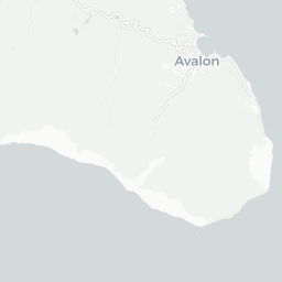 Map of pickleball courts in Avalon