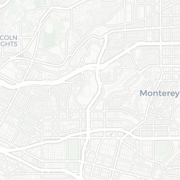 Map of pickleball courts in Monterey Park