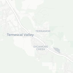 Map of pickleball courts in Temescal Valley