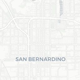 Map of pickleball courts in San Bernardino