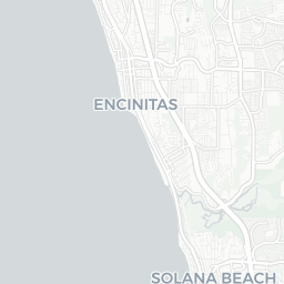 Map of pickleball courts in Encinitas